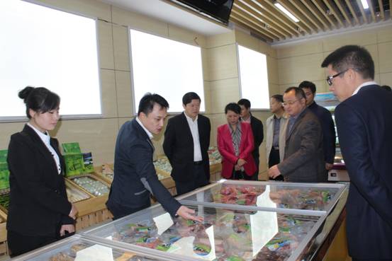 刘文杰考察湖南湘品名优商品北京展示销售中心