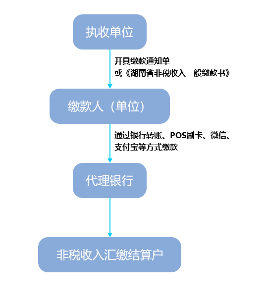 非税收入征收工作流程图 